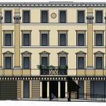 Фальшфасад сетка с изображением на строительные леса - stroymarket66.ru - Воронеж