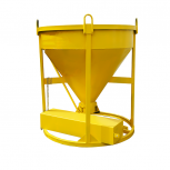 Бадья для бетона БН 1,0 м3 низкая c лотком - stroymarket66.ru - Воронеж