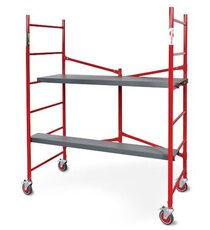 Подмости складные малярные многоярусные на колесах H120 - stroymarket66.ru - Воронеж