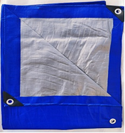 Тент Тарпаулин 180 г/м2 с люверсами   - stroymarket66.ru - Воронеж