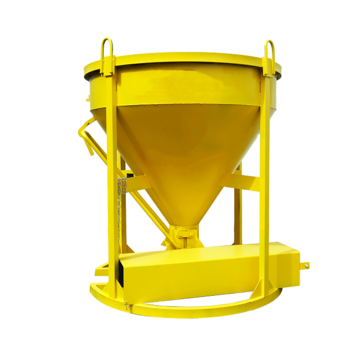 Бадья для бетона БН 1,0 м3 низкая c лотком - stroymarket66.ru - Воронеж