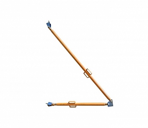 Подкос винтовой двухуровневый 4,5 м с оголовником - stroymarket66.ru - Воронеж