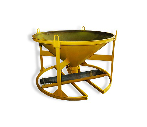 Бадья для бетона БН 0,75 м3 с лотком - stroymarket66.ru - Воронеж