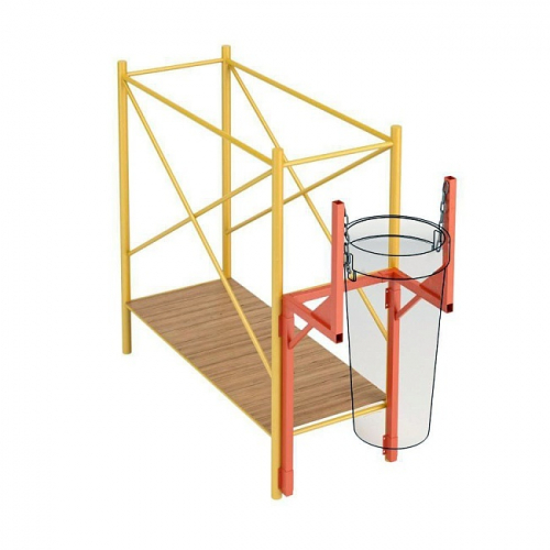 Мусоросброс кронштейн к лесам и фасадам - stroymarket66.ru - Воронеж